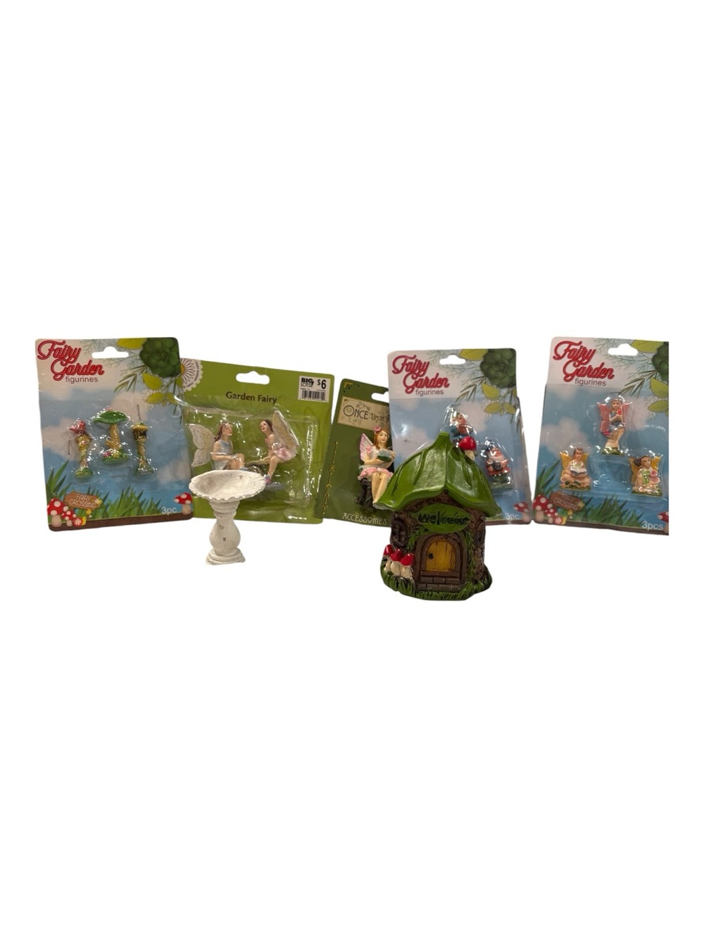 Fairy Garden  House and Figurine Set fairy garden miniatures